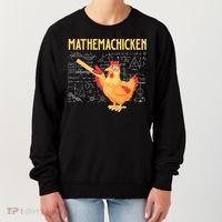 Mathemachicken Chicken Math Lover Animal Poultry Owner Women's Sweatshirt thumb 0