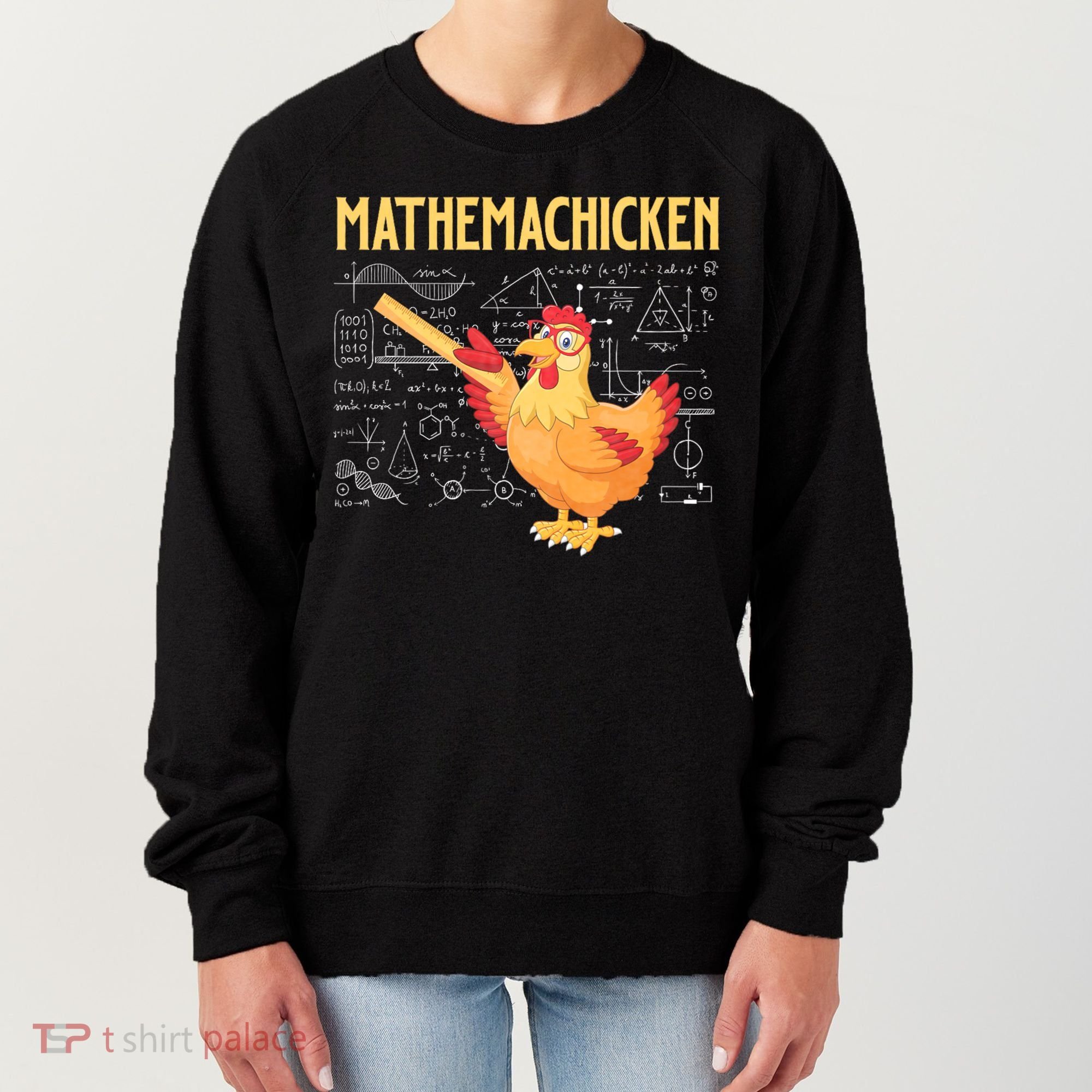 Mathemachicken Chicken Math Lover Animal Poultry Owner Women's Sweatshirt