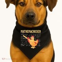 Mathemachicken Chicken Math Lover Animal Poultry Owner USA-Made Doggie Bandana thumb 1