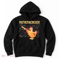 Mathemachicken Chicken Math Lover Animal Poultry Owner Hoodie thumb 0