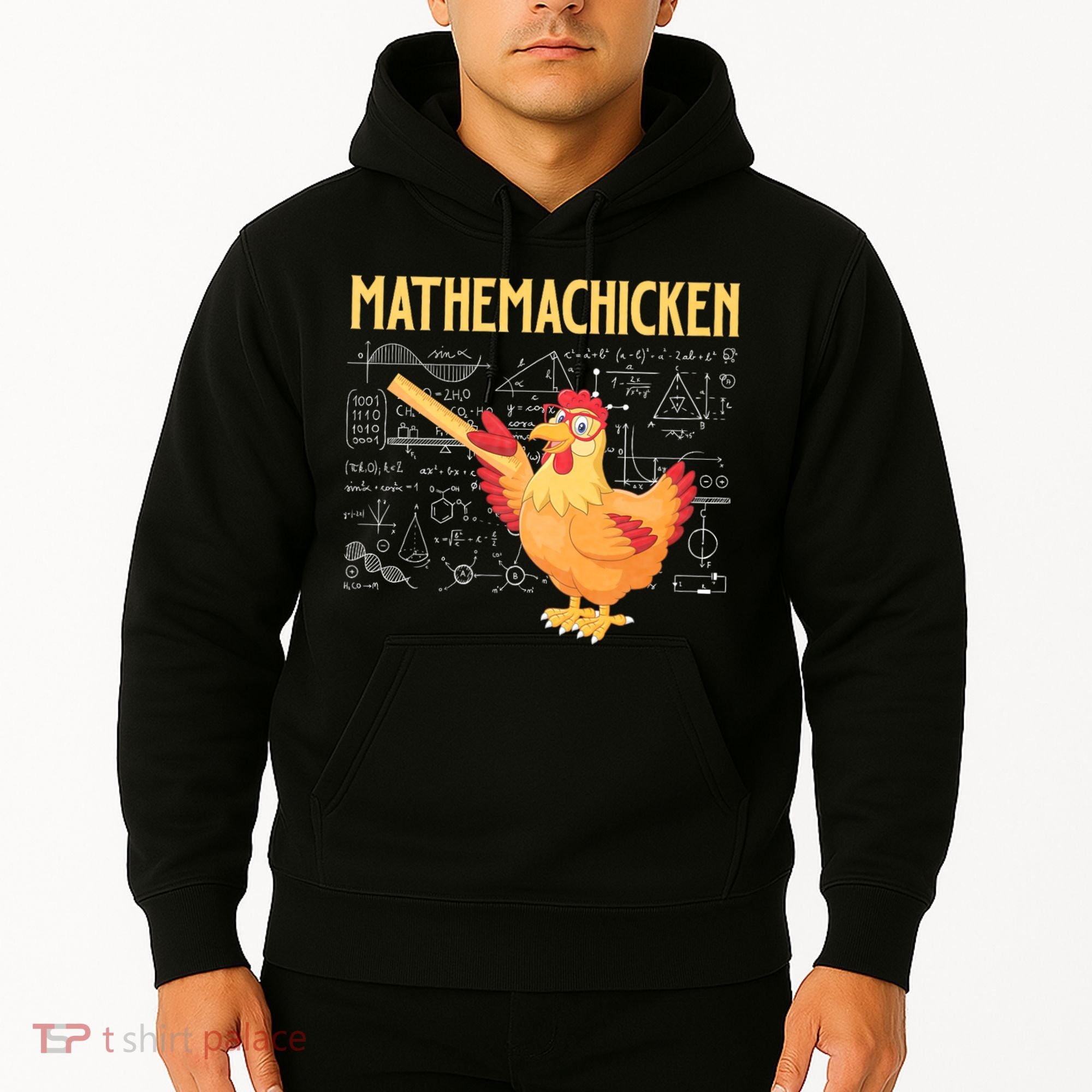 Mathemachicken Chicken Math Lover Animal Poultry Owner Hoodie