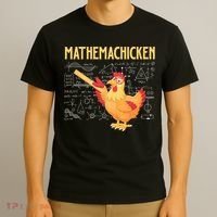 Mathemachicken Chicken Math Lover Animal Poultry Owner T-Shirt thumb 3