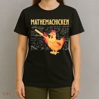 Mathemachicken Chicken Math Lover Animal Poultry Owner T-Shirt thumb 4