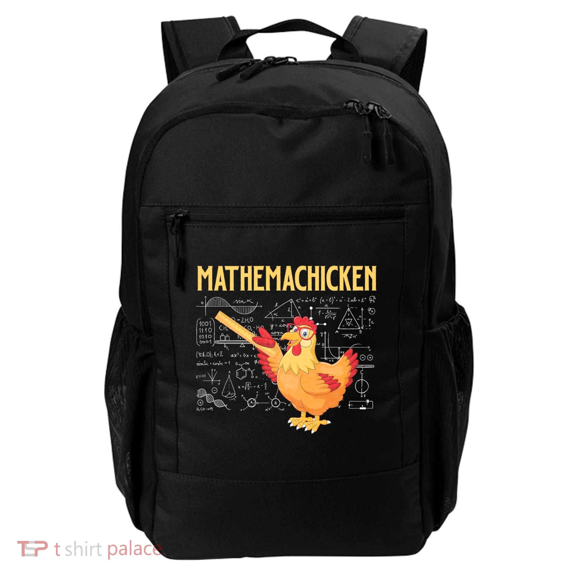 Mathemachicken Chicken Math Lover Animal Poultry Owner Backpack