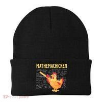 Mathemachicken Chicken Math Lover Animal Poultry Owner Beanie thumb 0