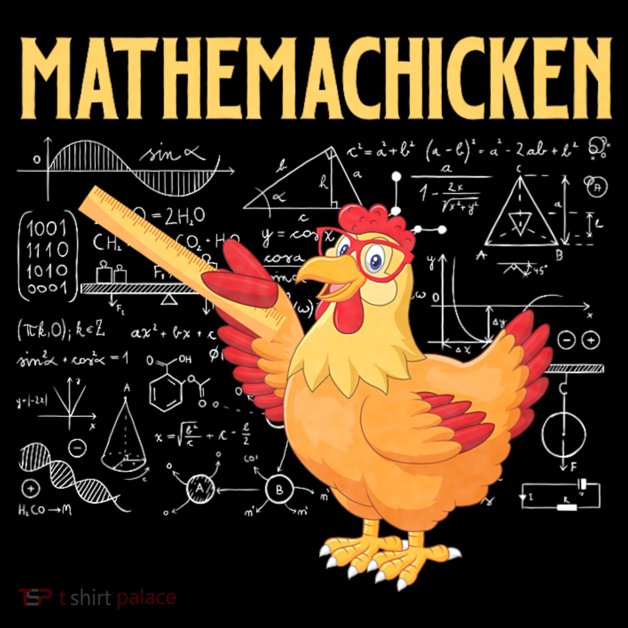 Mathemachicken Chicken Math Lover Animal Poultry Owner Women's Hoodie