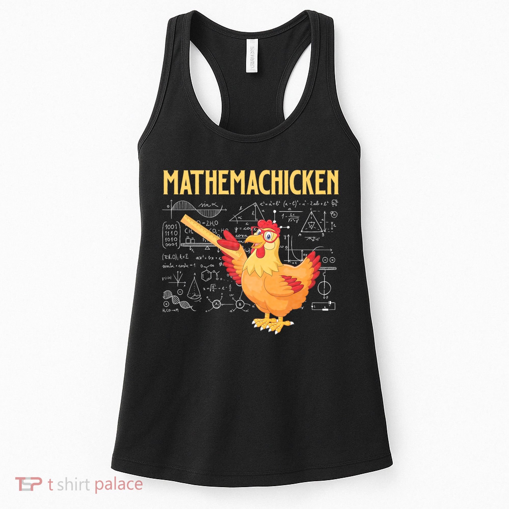 Mathemachicken Chicken Math Lover Animal Poultry Owner Women's Tank Top