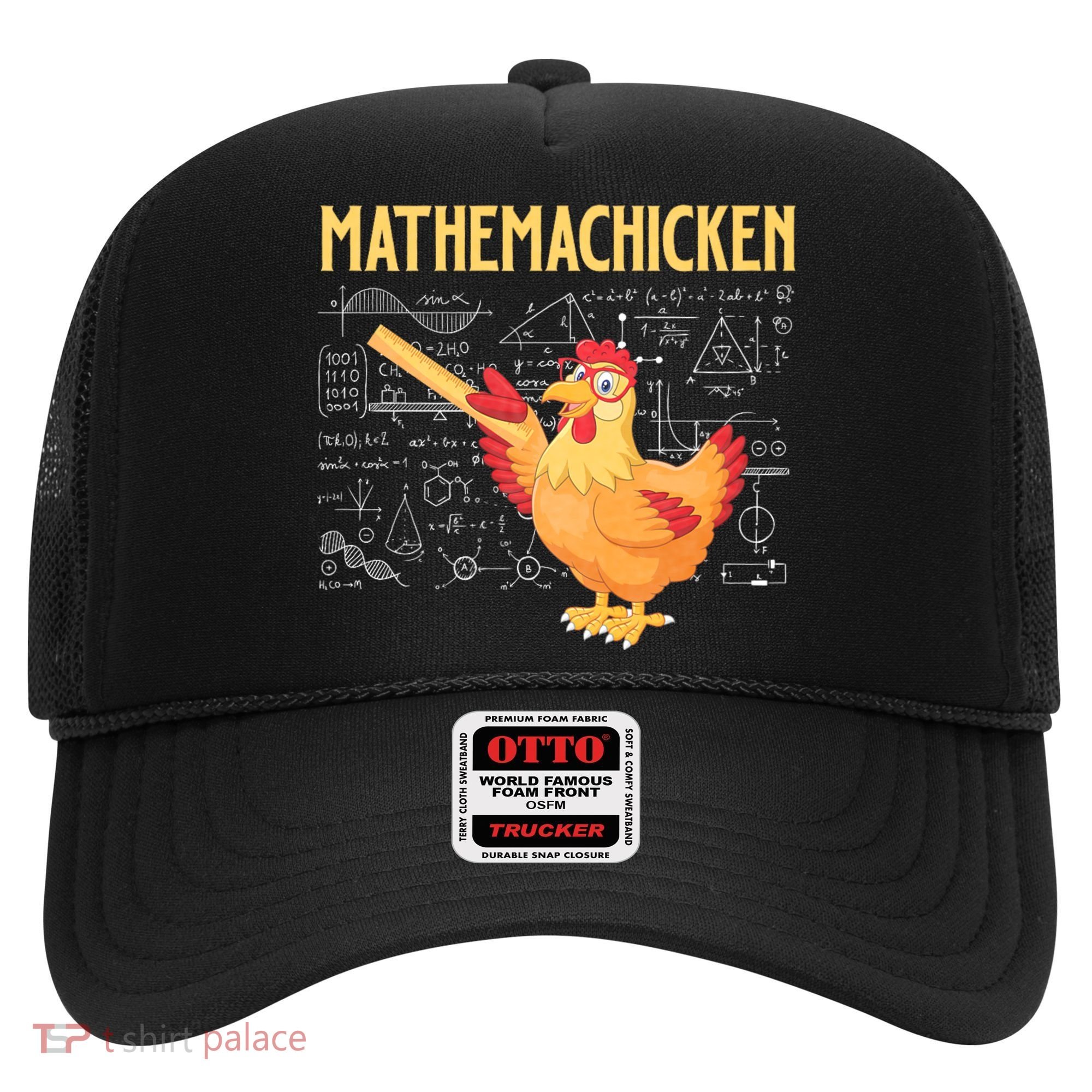 Mathemachicken Chicken Math Lover Animal Poultry Owner Hat