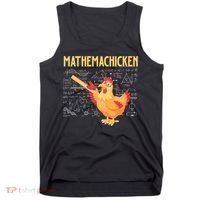 Mathemachicken Chicken Math Lover Animal Poultry Owner Tank Top thumb 0