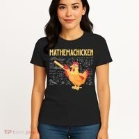 Mathemachicken Chicken Math Lover Animal Poultry Owner Women's T-Shirt thumb 4