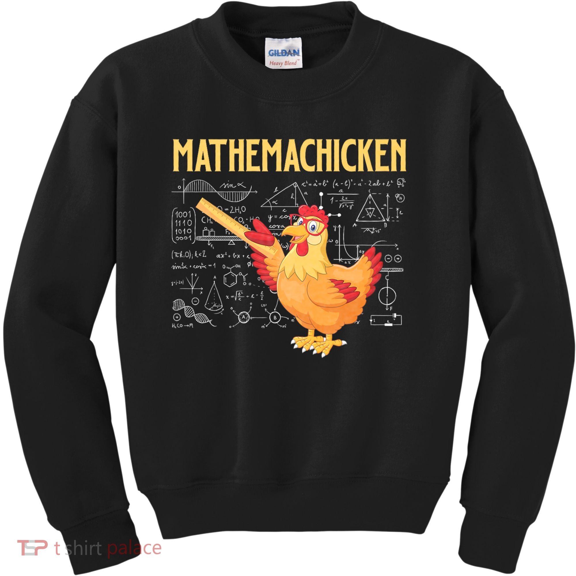 Mathemachicken Chicken Math Lover Animal Poultry Owner Kids Sweatshirt