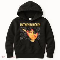 Mathemachicken Chicken Math Lover Animal Poultry Owner Kids Hoodie thumb 0