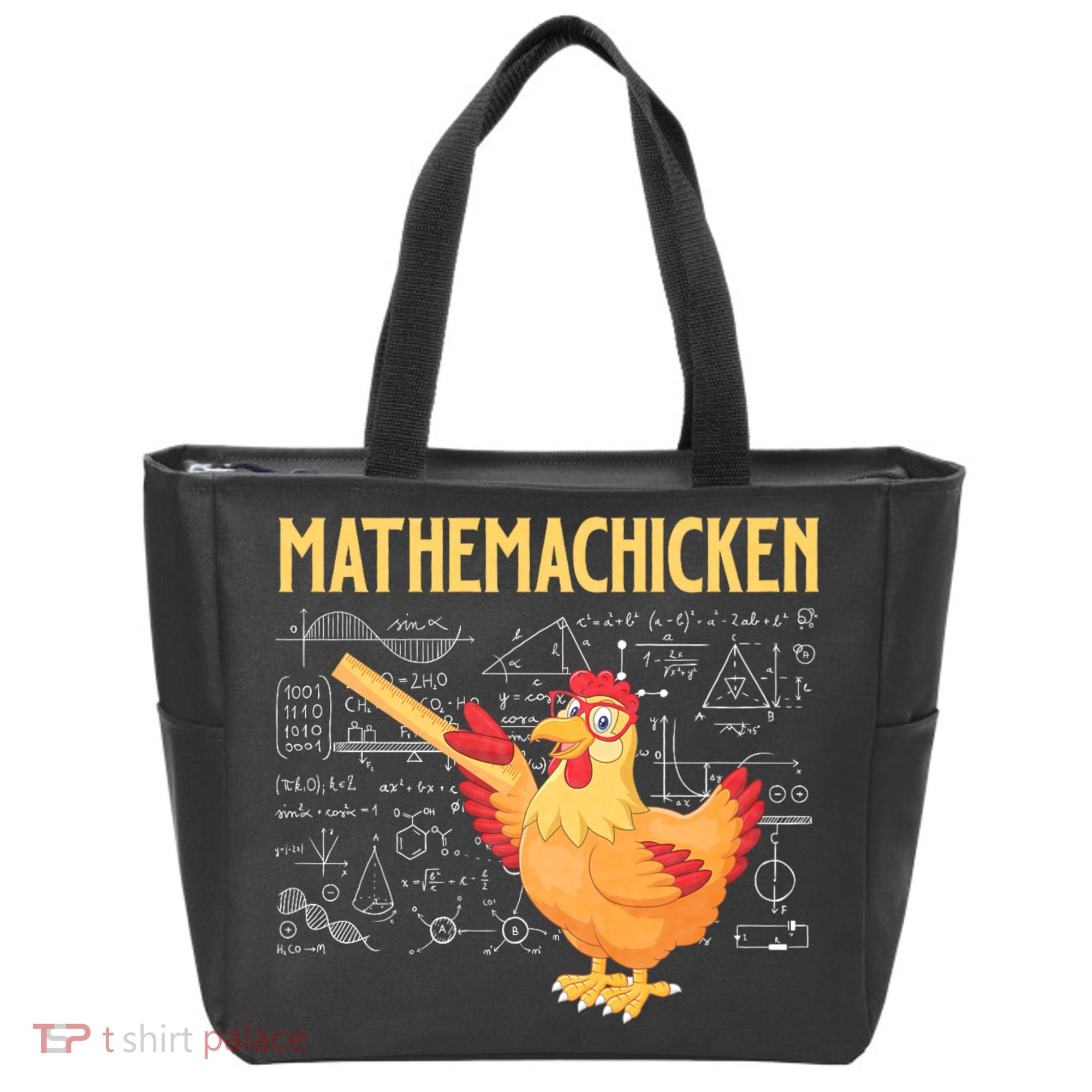 Mathemachicken Chicken Math Lover Animal Poultry Owner Tote Bag