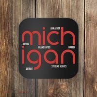 Michigan Cities Coaster thumb 0