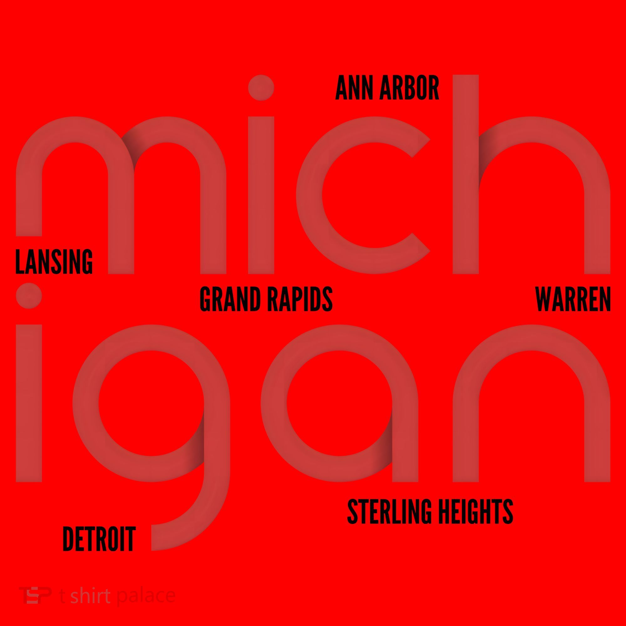 Michigan Cities Santa Hat