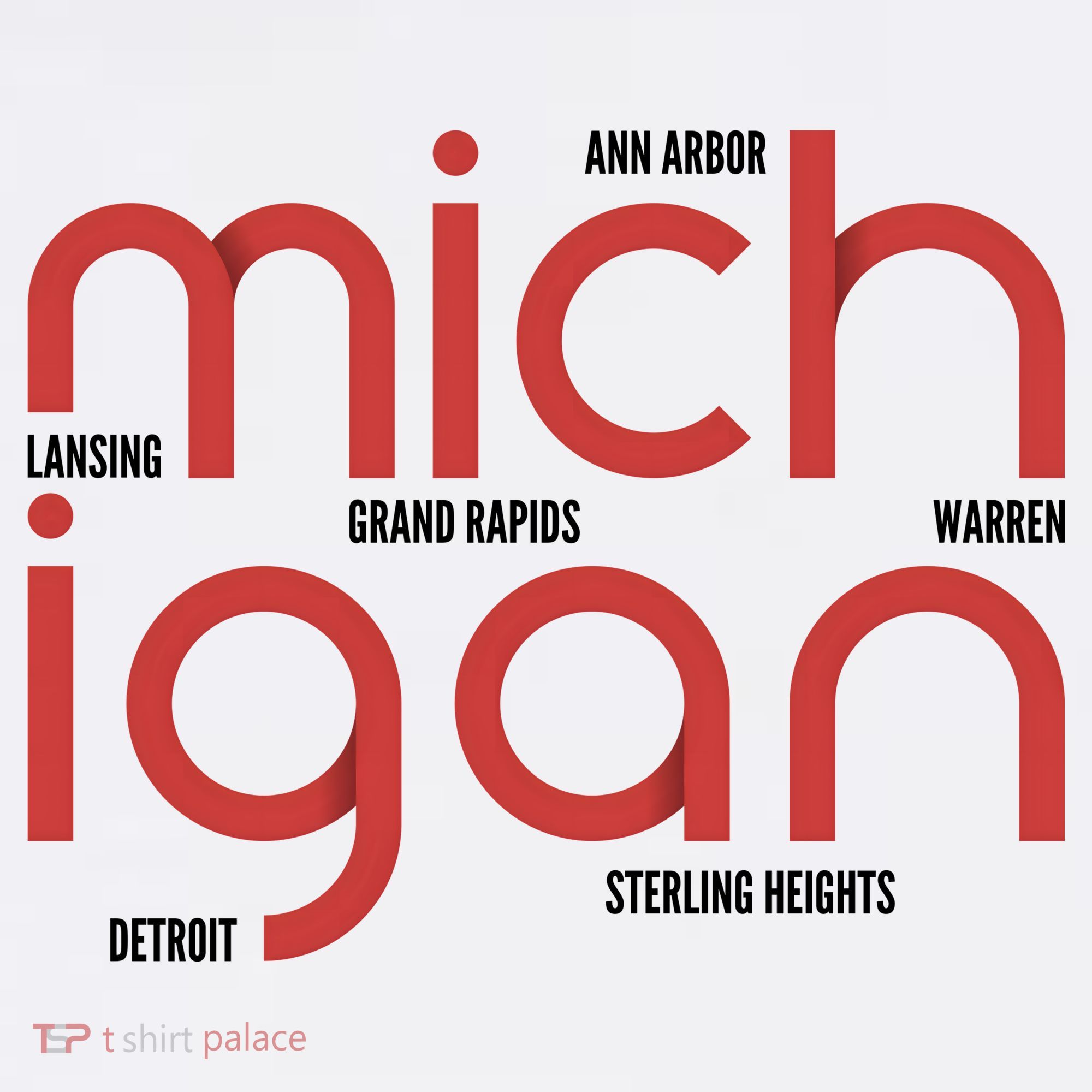 Michigan Cities Women's Hoodie