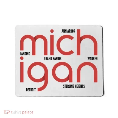 Michigan Cities Mousepad