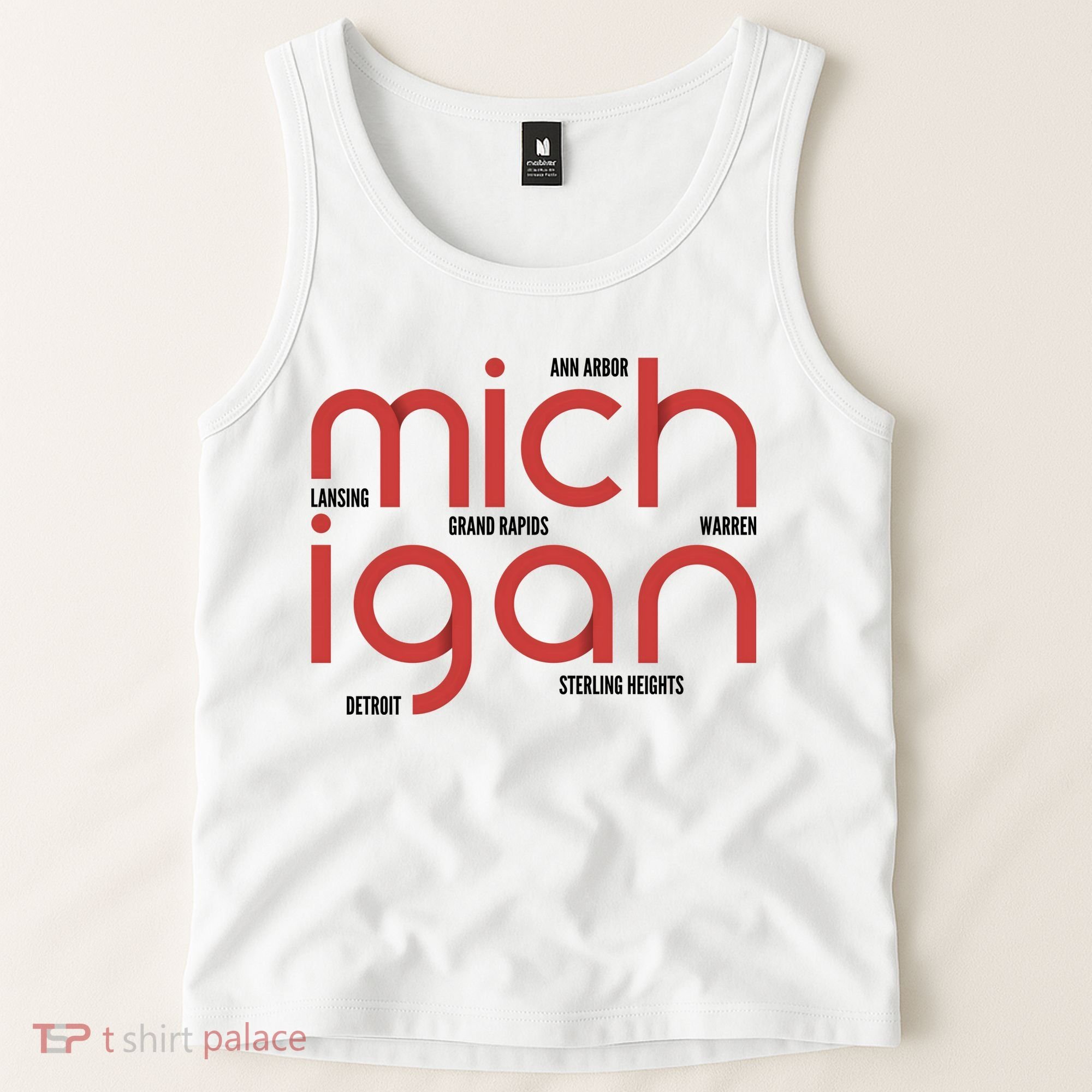 Michigan Cities Tank Top