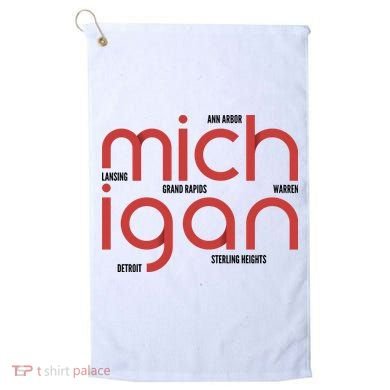 Michigan Cities Golf Towel