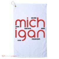 Michigan Cities Golf Towel thumb 0