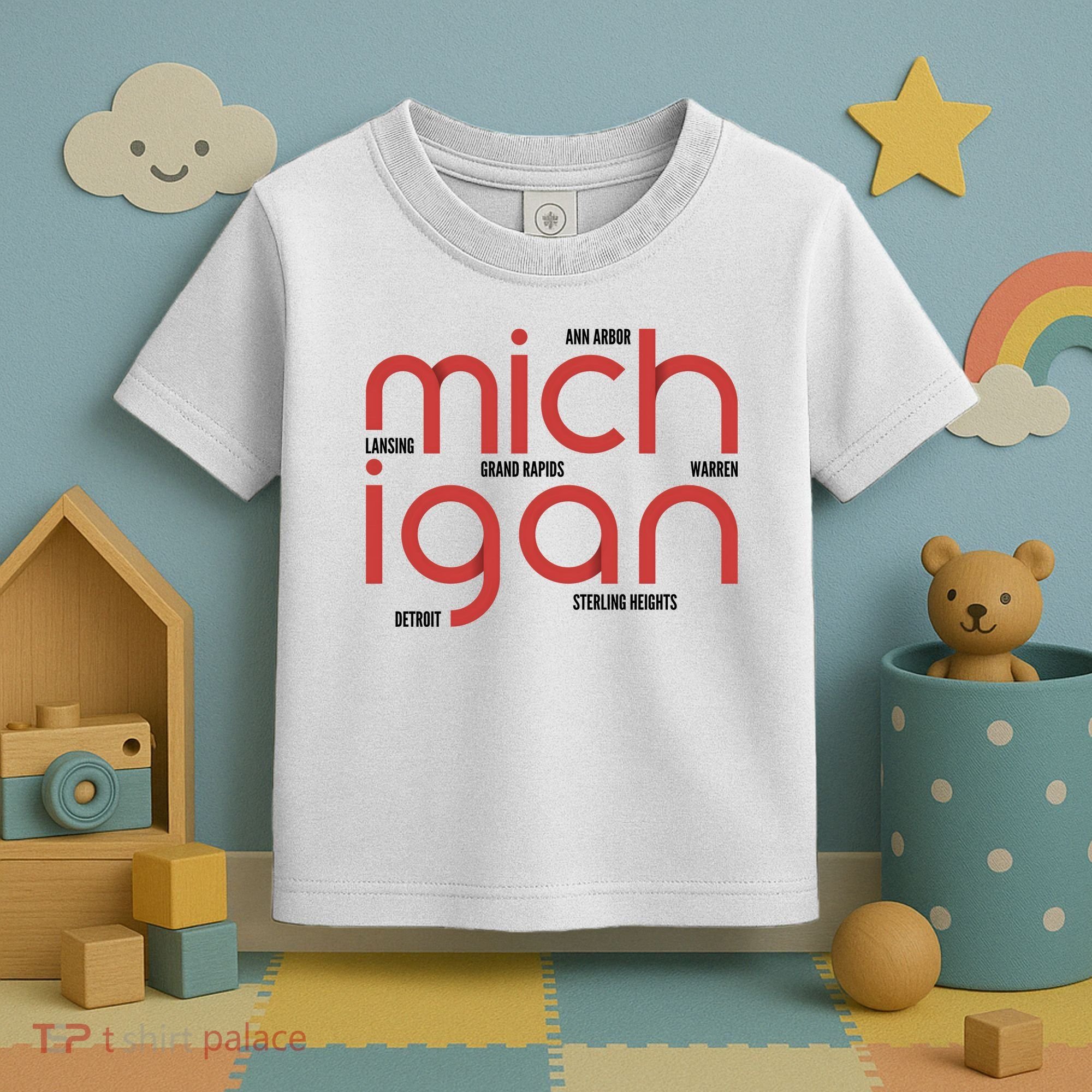 Michigan Cities Toddler T-Shirt