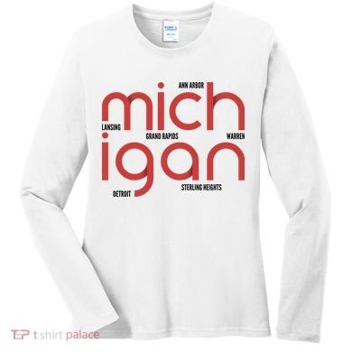Michigan Cities Women's Long Sleeve Shirt