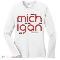 Michigan Cities Women's Long Sleeve Shirt thumb 0