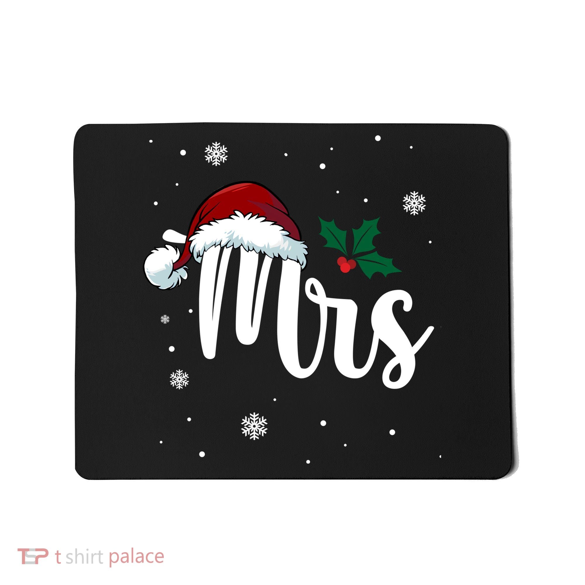 Mrs. Claus Matching Family Christmas Mousepad