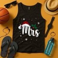 Mrs. Claus Matching Family Christmas Tank Top thumb 4