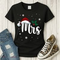 Mrs. Claus Matching Family Christmas Women's T-Shirt thumb 3