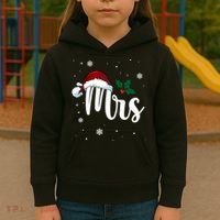 Mrs. Claus Matching Family Christmas Kids Hoodie thumb 3