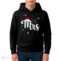 Mrs. Claus Matching Family Christmas Kids Hoodie thumb 4