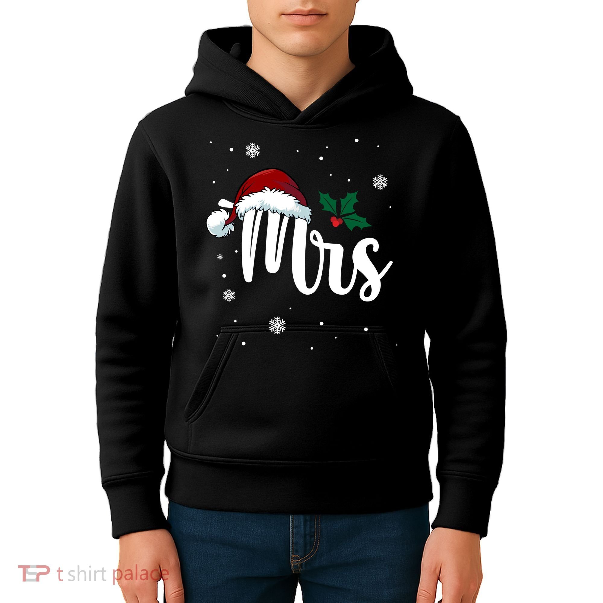 Mrs. Claus Matching Family Christmas Kids Hoodie