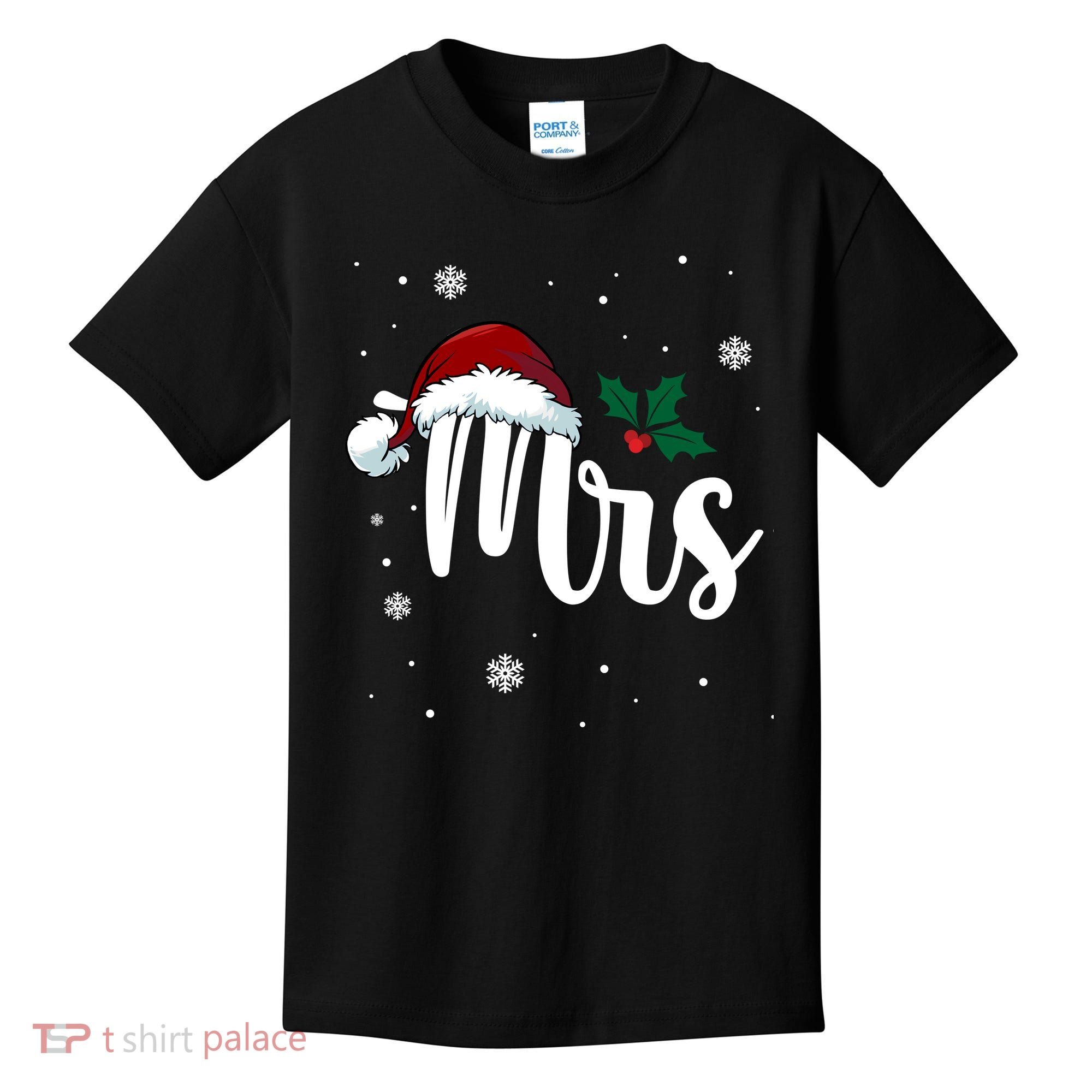Mrs. Claus Matching Family Christmas Kids T-Shirt