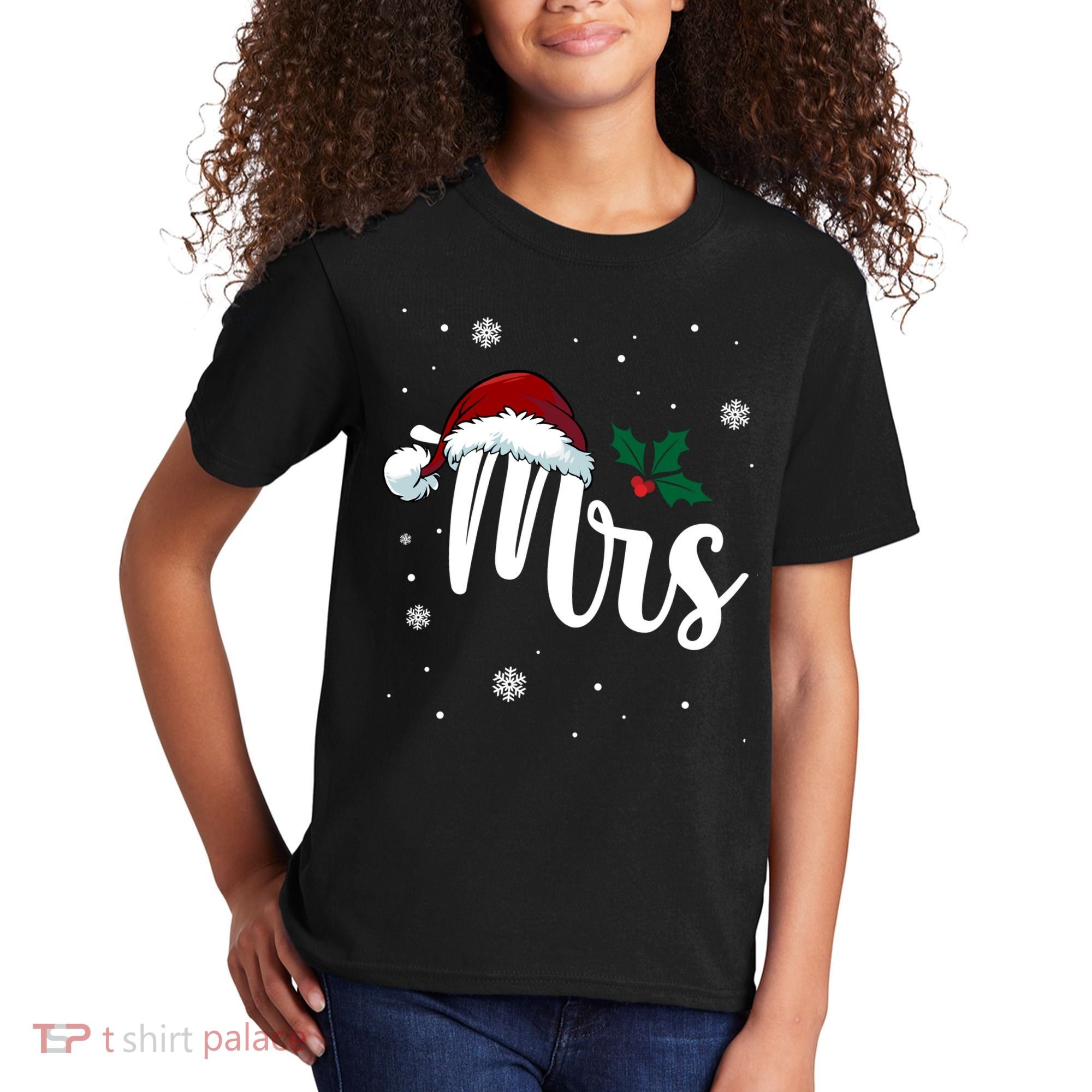 Mrs. Claus Matching Family Christmas Kids T-Shirt