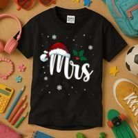 Mrs. Claus Matching Family Christmas Kids T-Shirt thumb 3