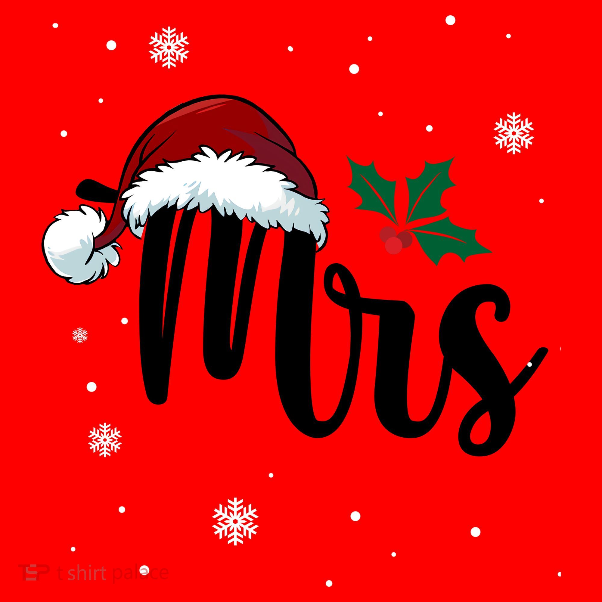 Mrs. Claus Matching Family Christmas Santa Hat