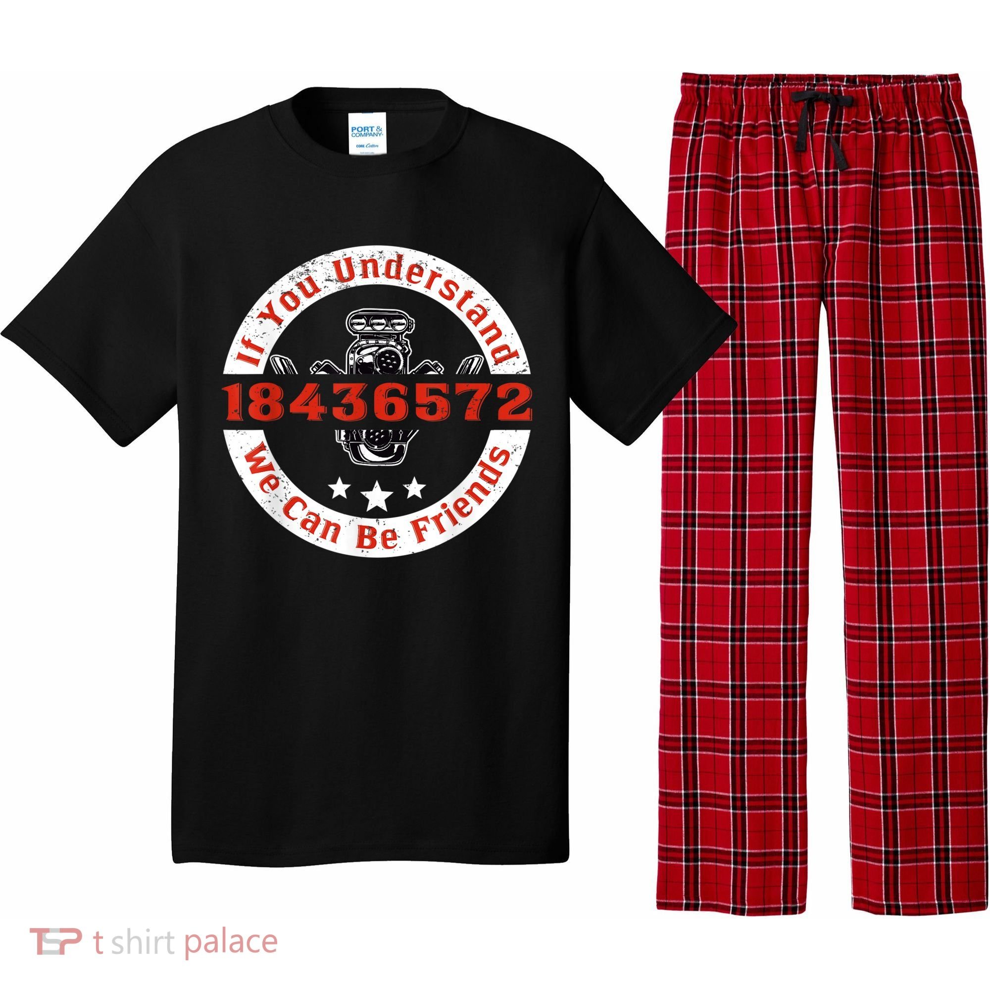 Mechanic Car Mechanic 18436572 V8 Mechanical Engineer Pajama Set