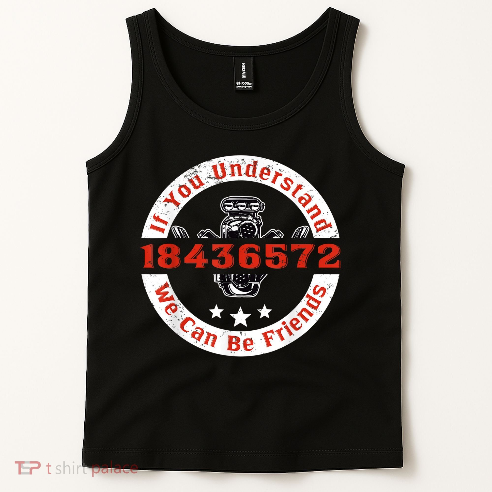Mechanic Car Mechanic 18436572 V8 Mechanical Engineer Tank Top