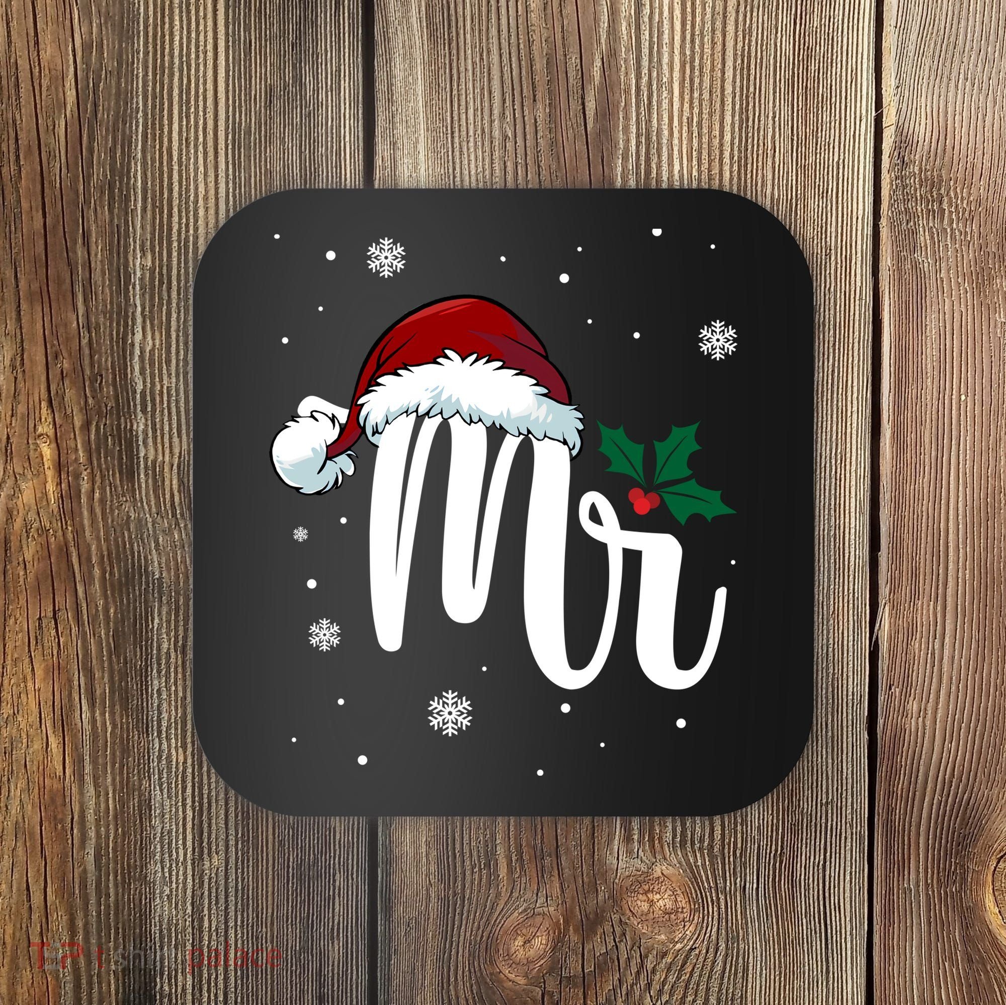 Mr. Claus Matching Family Christmas Coaster