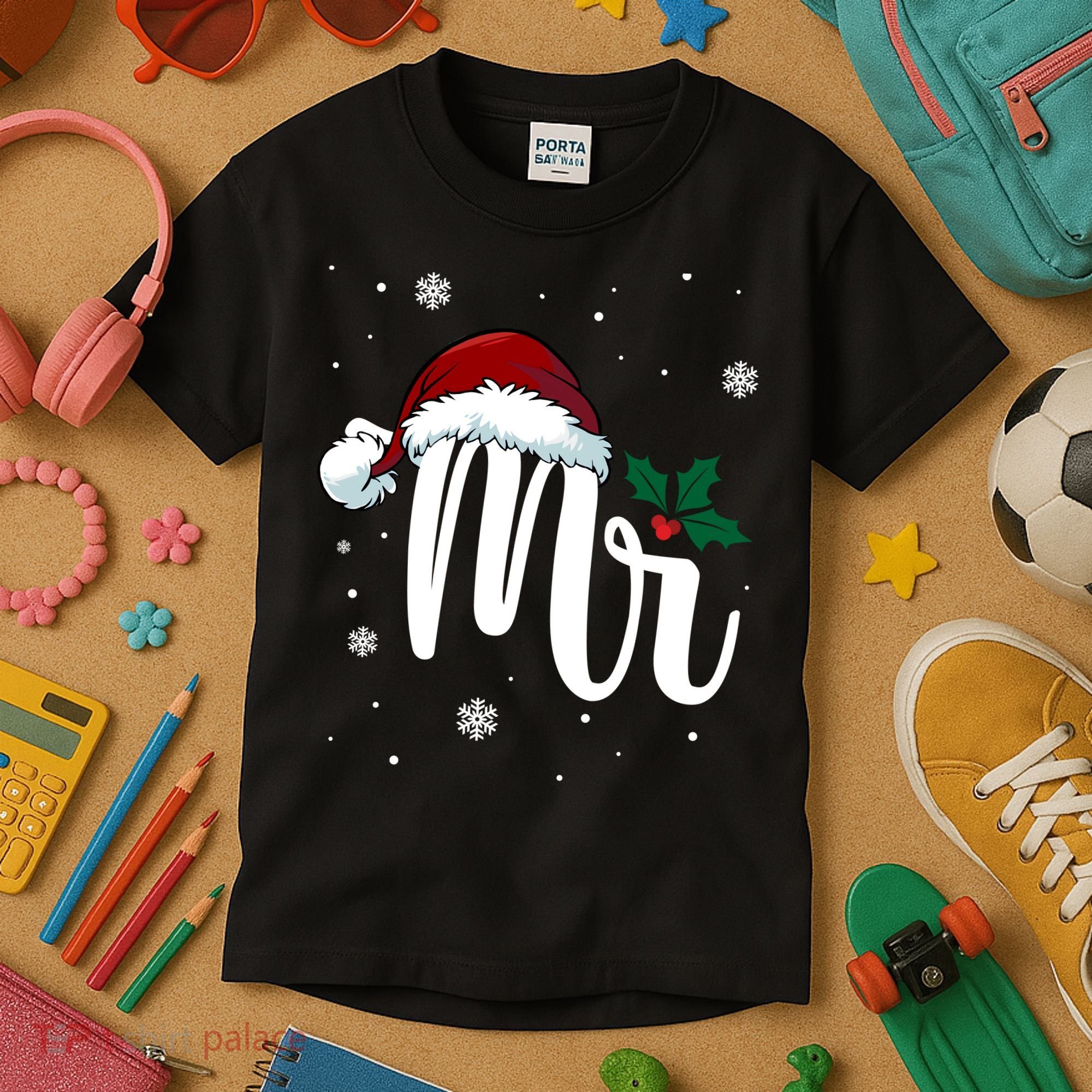 Mr. Claus Matching Family Christmas Kids T-Shirt