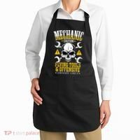 Mechanic Caution Message Funny Auto Mechanic Apron thumb 2