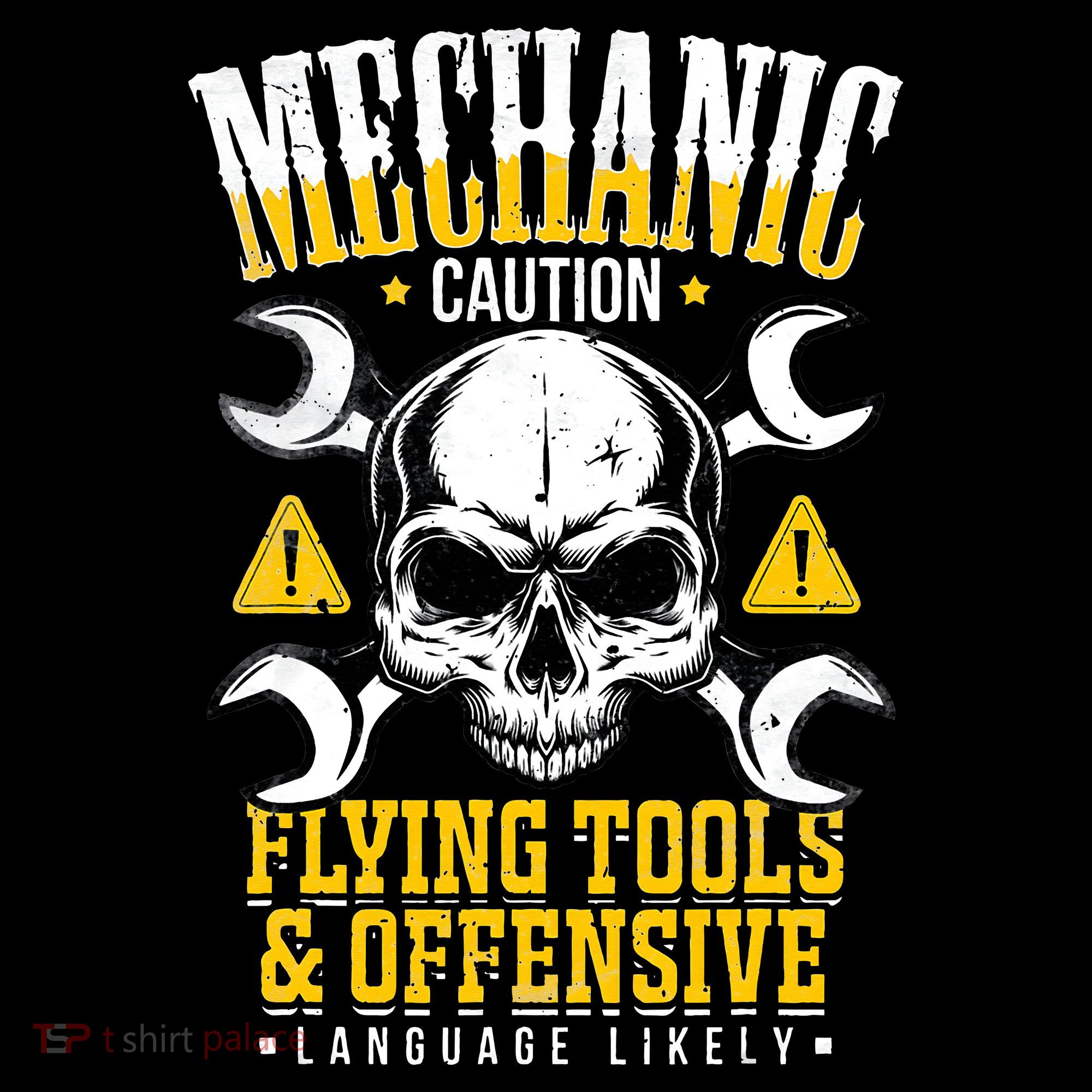 Mechanic Caution Message Funny Auto Mechanic Women's Hoodie