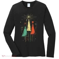Mid Century Modern Christmas Women's Long Sleeve Shirt thumb 0