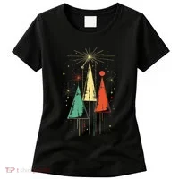 Mid Century Modern Christmas Women's T-Shirt thumb 0