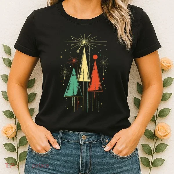 Mid Century Modern Christmas Women's T-Shirt
