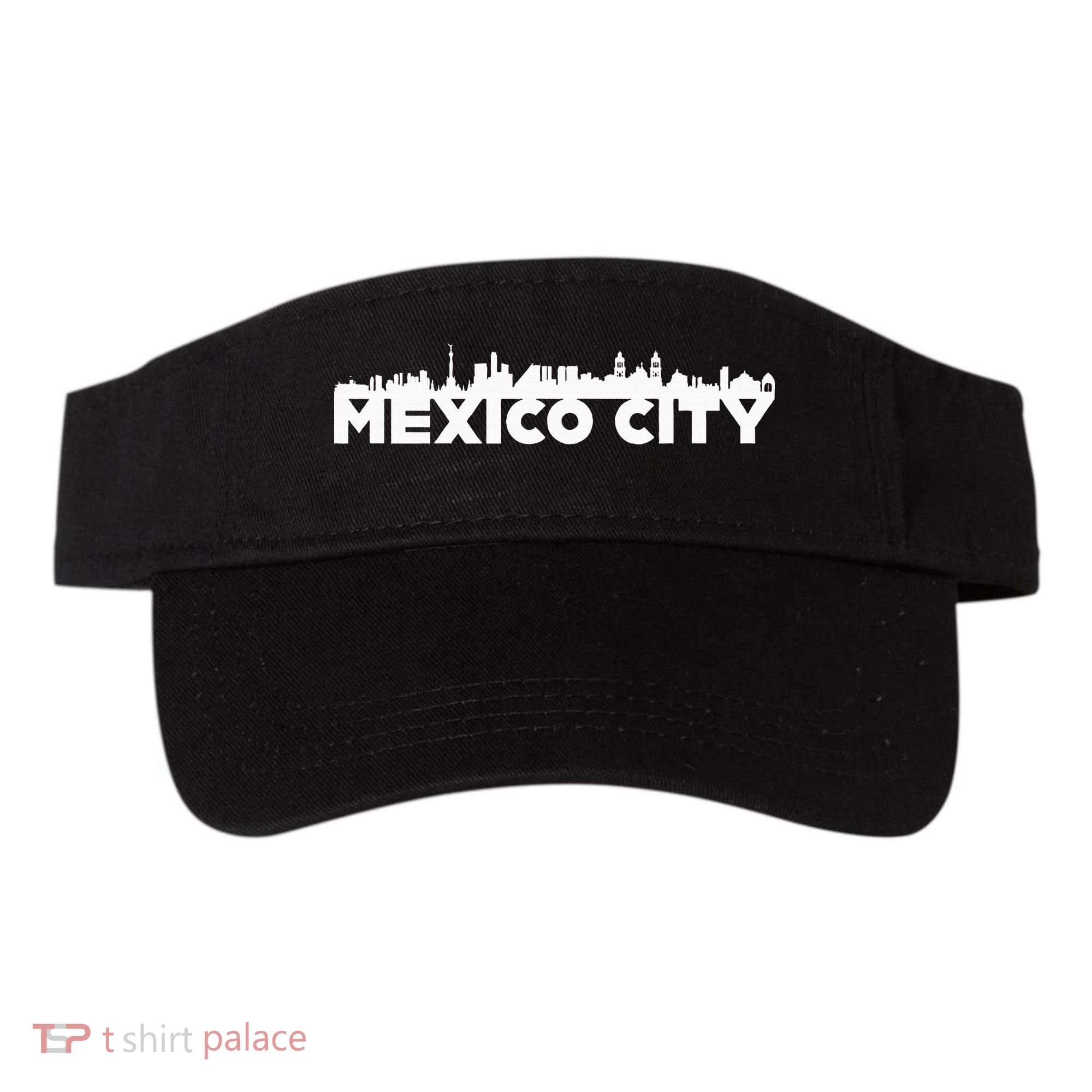 Mexico City Mexico City Skyline Silhouette Outline Sketch Visor
