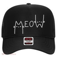 Meow Cat Meow Kitty Funny Cats Mom And Cat Dad Gift Hat thumb 0