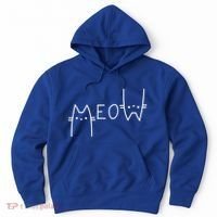 Meow Cat Meow Kitty Funny Cats Mom And Cat Dad Gift Hoodie thumb 0