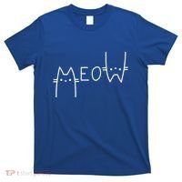Meow Cat Meow Kitty Funny Cats Mom And Cat Dad Gift T-Shirt thumb 0